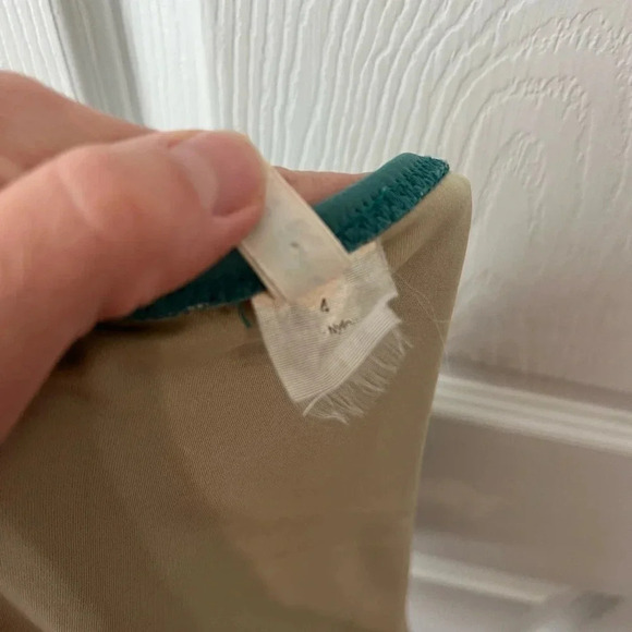 J. Crew Long-torso ruched V-neck one-piece size 4 - Picture 5 of 5